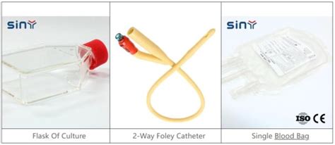 Silicone Coated Latex Foley Catheter 3 Way Sinymedical