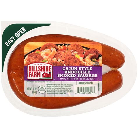 Hillshire Farm Cajun Style Andouille Smoked Sausage Rope Oz