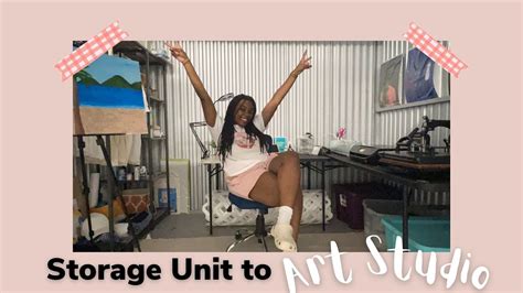 Turning A 10x10 Storage Unit Into My Art Studiooffice Space