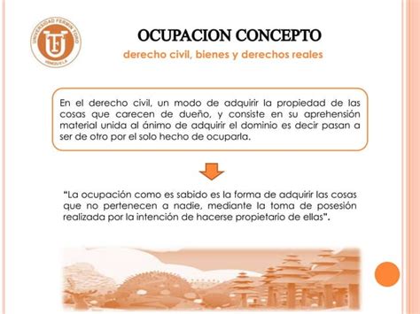 Derecho De Propiedad Ocupacion Y Accesion Ppt