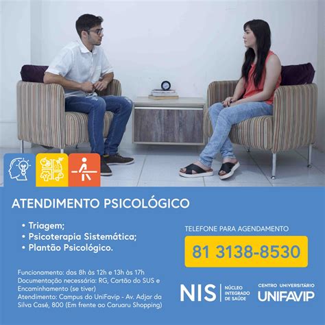 Blog do Melqui UniFavip retoma atendimento psicológico gratuito