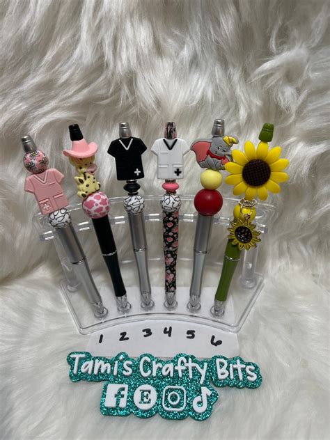 Custom Specialty Focal Bead Pens Character Beads Silicone Etsy