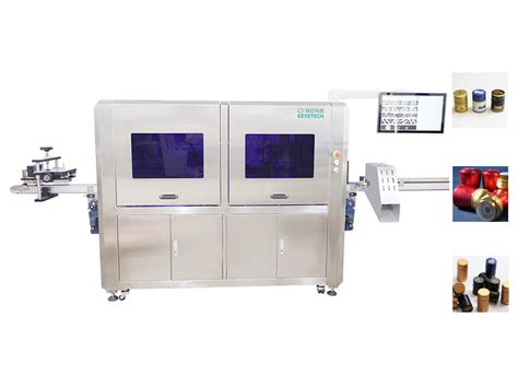 China AI Visual Inspection System Machine For Alcohol Wine Bottle Caps