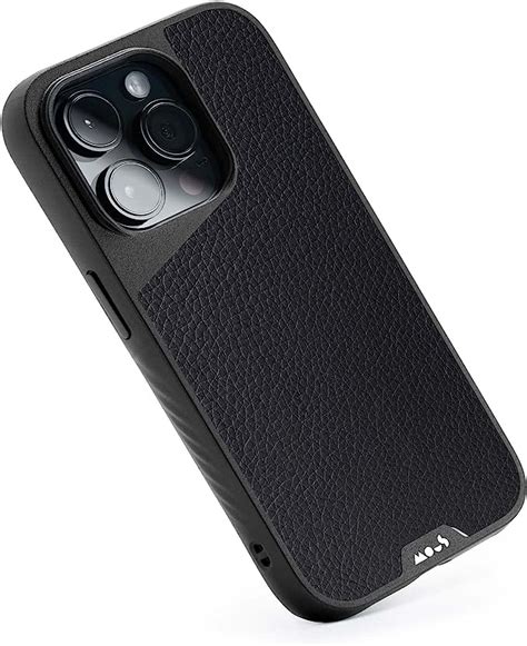 Mous Funda Para Iphone Pro Max Cuero Negro Limitless