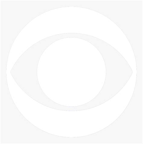 Cbs Eye Logo White, HD Png Download - kindpng