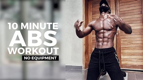 10 Minute 6 Pack Workout 7day Challenge No Equipment Youtube