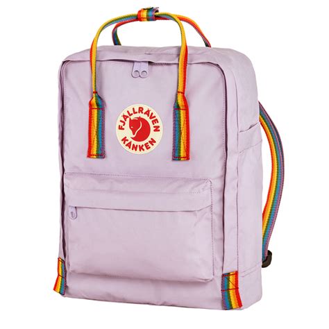 Fjallraven Kanken Rainbow Classic Backpack Pastel Lavender Rainbow The Sporting Lodge