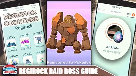 Top Shiny Regirock Counters Ivs Best Moves Raid Guide For The