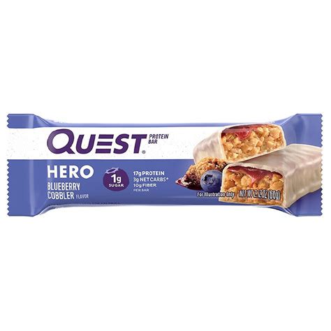 Quest Nutrition Hero Protein Bar Blueberry Cobbler Walgreens