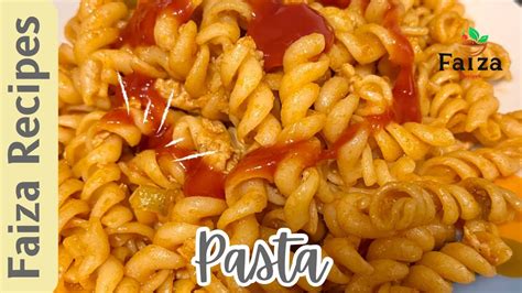 Chicken Fusilli Pasta Very Easy And Quick Youtube