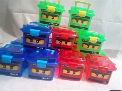 30 Dulcero Tipo Lonchera Plastico Personalizada Fiesta Niño en venta en