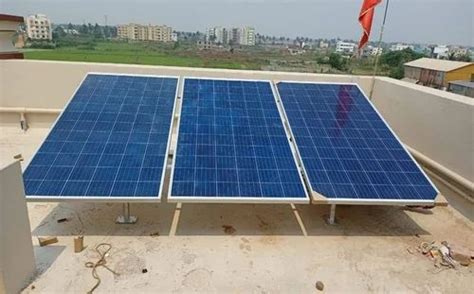 Mounting Structure Grid Tie 1 Kw Solar Rooftop System For Residential At ₹ 55000kw In Anand