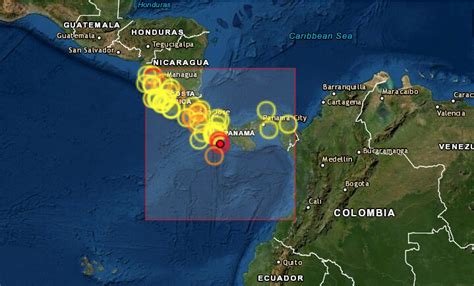 Sismo De Magnitud 6 5 Sacude El Occidente De Panamá El Fronterizo