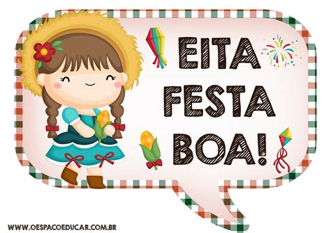 Brincadeiras Festa juninas para imprimir Argolas SÓ ESCOLA