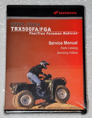 Honda Fourtrax Rubicon Trx Fa Trx Fga Service Manual