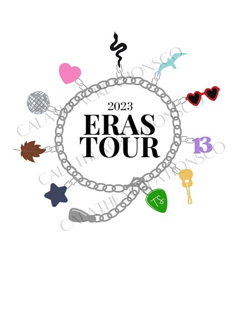 Eras Tour Friendship Bracelet Digital Print Svg Cutout Tshirt Design