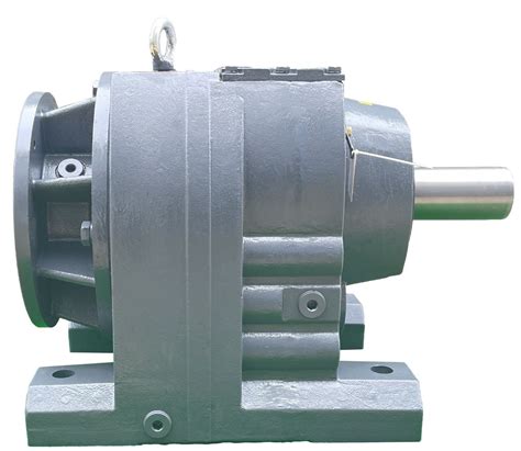 R Series Foot Mounted Coaxial Gearbox With Braking Motor With Flange