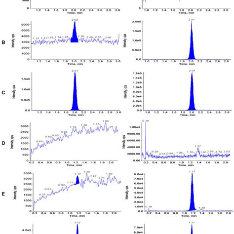 Representative Chromatograms Of Extracted Double Blank Plasma A And