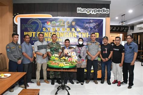 Penrem 133 Nani Wartabone Gelar Syukuran HUT Penerangan TNI AD Ke 72