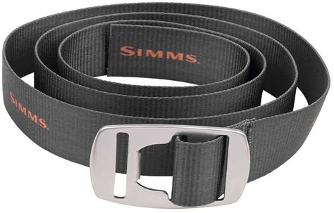 Simms Bottle Opener Belt One Size Black