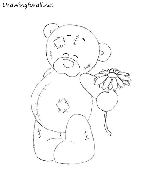 Teddy Bear Line Drawing at GetDrawings | Free download