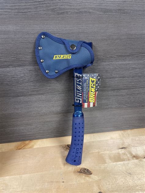 Estwing E6 25A 14 Blue Camper S Axe Shock Reduction Grip New EBay