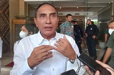 Gubsu Edy Rahmayadi Ungkapkan Persiapan F H Sudah Persen Antara