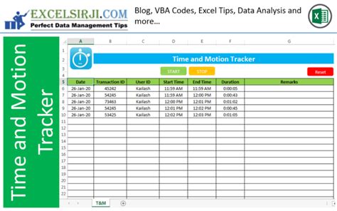 Download Time And Motion Study Excel Template Best For 2023