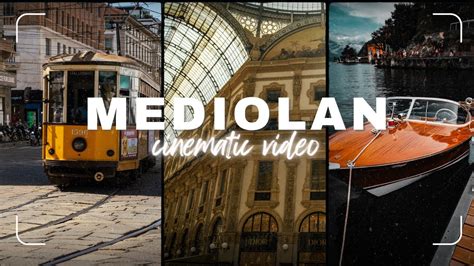 Mediolan Como Bergamo Cinematic 4K Fujifilm XT4 YouTube