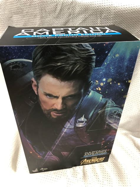 美品 ホットトイズ アベンジャーズ インフィニティ ウォー 16 スケール フィギュア キャプテン アメリカ Dx版 ボーナス パーツ 付き