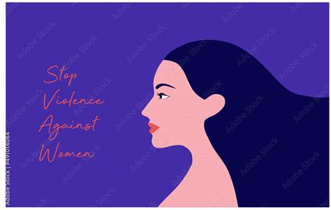 Stop Violence Against Woman Concept For The International Day For The Elimination Of Violence