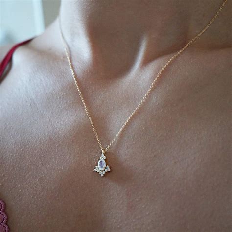 Moonstone Shimmer Necklace