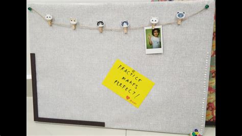 Quick Way To Make Pinboard Bulletin Board Memory Board And How To