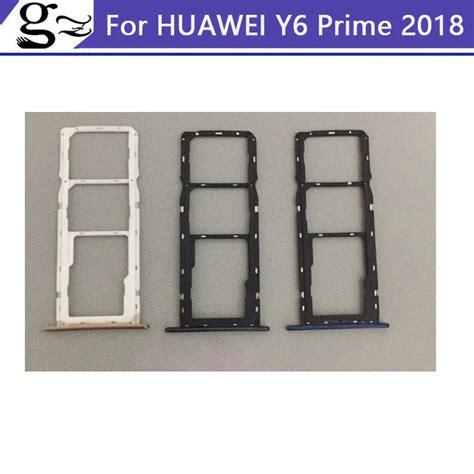 For Huawei Y6 2018 Atu Lx1 Atu L21 Atu Lx3 New Original Sim Card Holder Tray Card Slot For