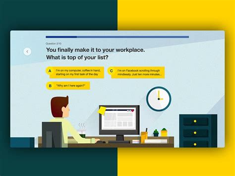 quiz interface design quiz design  learning design elearning design