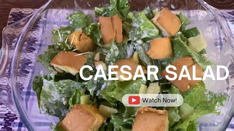 Classic Homemade Caesar Salad Recipe How To Make Caesar Dressing