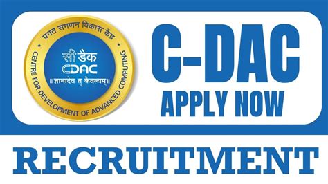 C Dac Recruitment Notification Out For Vacancies Know