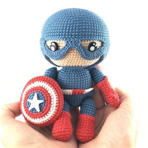 Captain America Free Pdf Pattern LayDIY Amigurumi Patterns Crochet