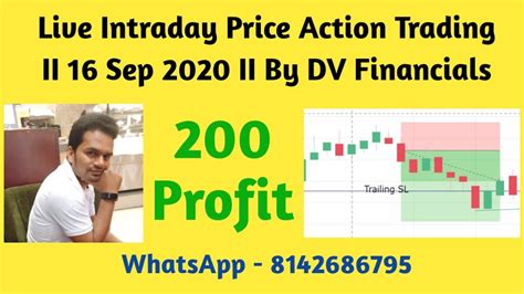 Live Intraday Price Action Trading Dv Financials September