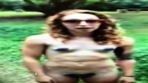 Girl Farting Naked On A Cake In Public