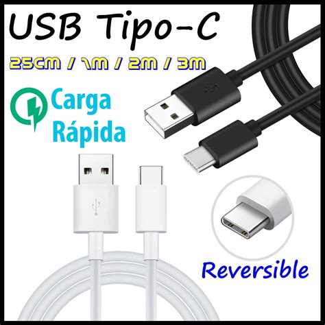 Cable Micro Usb Tipo C De Carga R Pida Y Datos Para M Vil Longitud