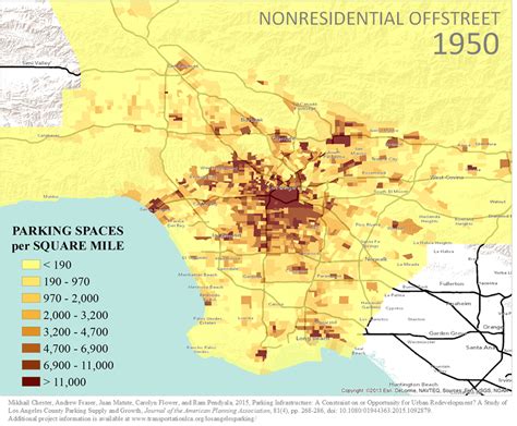 Growth of Parking in Los Angeles
