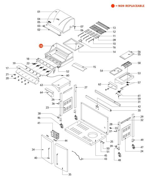 Replacement Grill Parts For Charmglow 720 0234