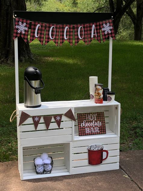 Hot Cocoa Stand Complete With Accessories And Decor Etsy Denmark