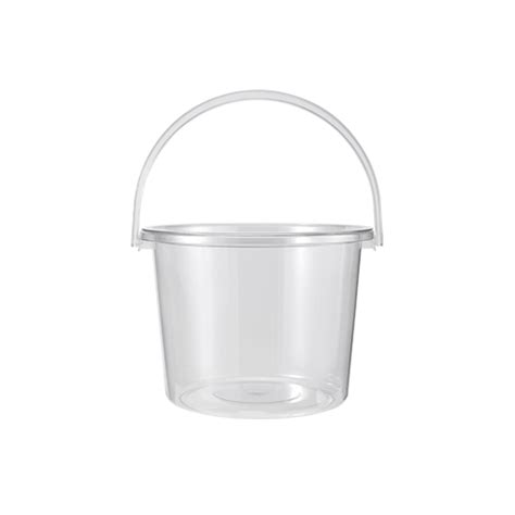 Transparent Bucket With Lid