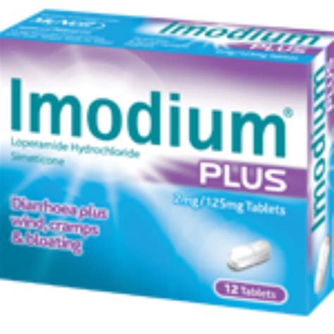 Imodium Plus 2 Mg 125 Mg Tablets 12Pk HealthWise