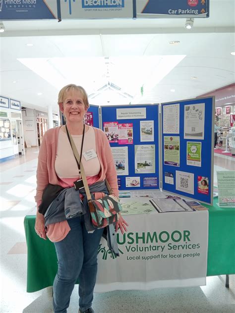 Volunteer for Rushmoor Voluntary Services stand – Rushmoor Voluntary