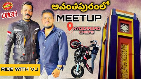 Ridewithvj Meetup In Anantapur Sivaprasad Thallapalle Anantapur Vlogs