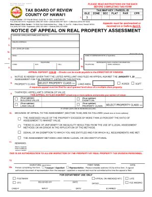 Fillable Online Rp Form Notice Of Appeal Rev Docx Fax