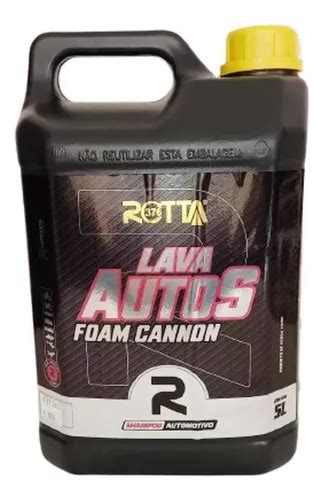 Shampoo para vehículo ROTTA Espuma de Lava Autos Cannon 5 Litros de 5L